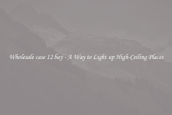 Wholesale case 12 bay - A Way to Light up High-Ceiling Places