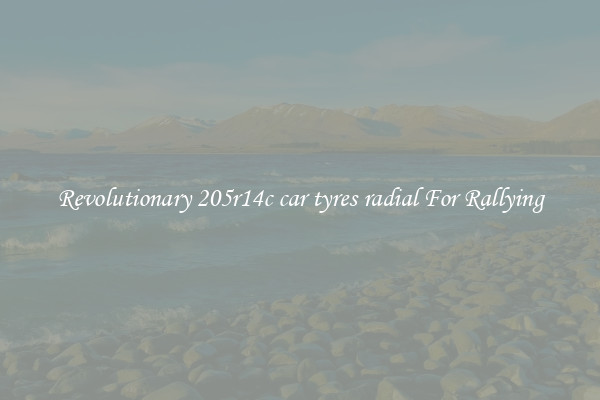 Revolutionary 205r14c car tyres radial For Rallying