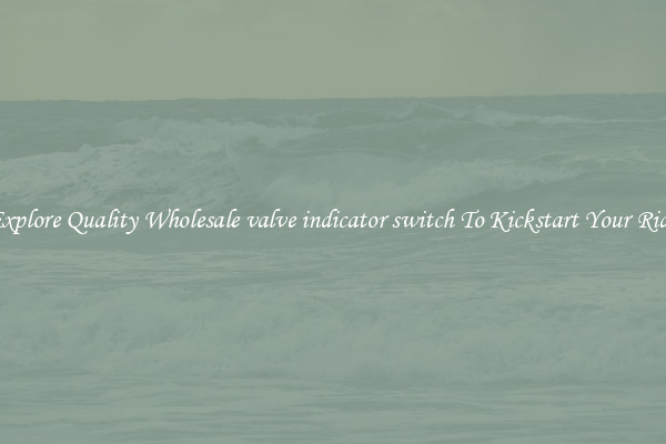 Explore Quality Wholesale valve indicator switch To Kickstart Your Ride